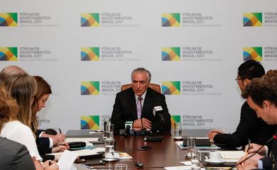 São Paulo - Presidente Michel Temer concede entrevista a jornalistas estrangeiros participantes do Fórum de Investimentos Brasil 2017 (Marcos Corrêa/PR)