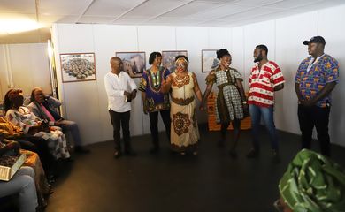Brasília (DF) 09/05/2023  - Lançamento do Museu da Herança Pan-africana no Mundo (Pan African Heritage World Museum), na fundaçāo Palmares.
Foto: Wilson Dias/Agência Brasil