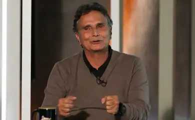O empresário e ex-piloto de Fórmula 1, tricampeão mundial, Nelson Piquet, participa do programa Sem Censura, na TV Brasil