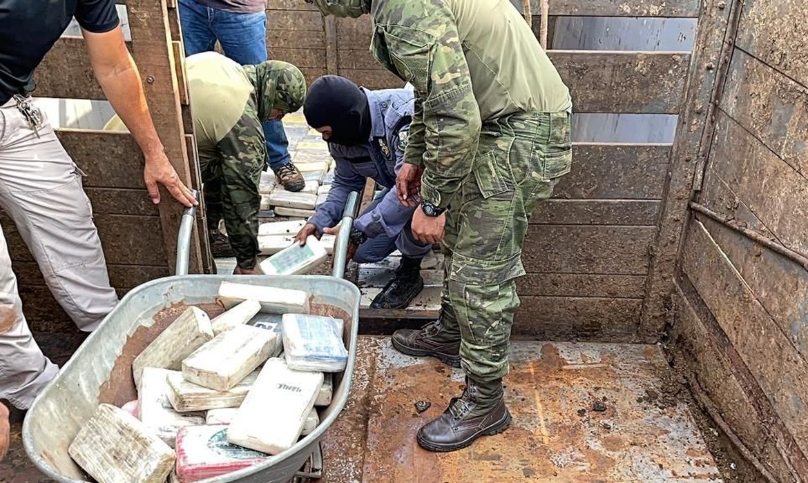 Ministério da Justiça e Segurança Pública registra apreensão recorde de cocaína em Mato Grosso