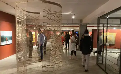 Belém (PA), 27/08/2025 - Exposição de arte na Bienal das Amazônias. Foto: Fabiola Sinimbú/Agência Brasil