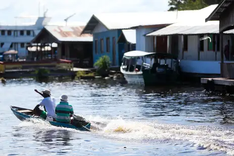 Comunidade de ribeirinhos em Manaus (Marcelo Camargo/Agncia Brasil)