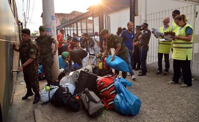 São Paulo - Chegada dos refugiados venezuelanos ao Centro Temporário de Acolhimento de São Mateus, zona leste (Rovena Rosa/Agência Brasil)