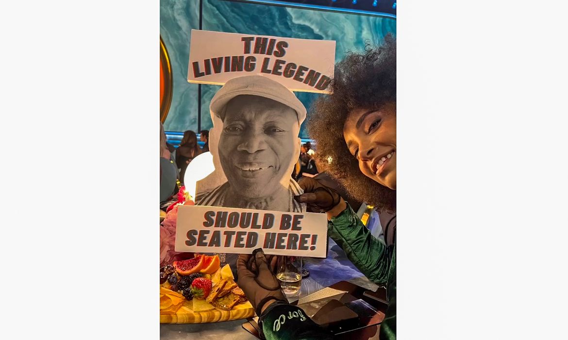 Brasília (DF) 05/02/2025 - MinC repudia cerimonial do Grammy por episódio com Milton Nascimento Cantor foi posicionado em um local incompatível com sua trajetória. Foto: esperanzaspalding/Instagram