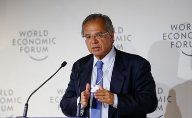  O ministro da Economia, Paulo Guedes, discursa durante almoço de Trabalho, O  Futuro do Brasil 