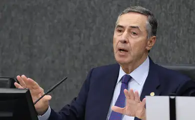 Brasília, DF 17/10/2023 O presidente do CNJ e do Supremo Tribunal Federal (STF), Luís Roberto Barroso, preside a sua primeira sessão do Conselho Nacional de Justiça (CNJ) Foto: Fabio Rodrigues-Pozzebom/ Agência Brasil