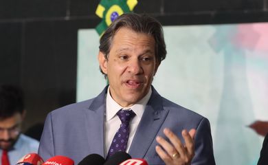 Brasília, (DF) - 28/08/2023  Entrevista coletiva dos ministros  do Brasil, e da Argentina, Fernando Haddad, e Economia da Argentina, Sergio Massa. Foto:Valter Campanato/Agência Brasil/Arquivo