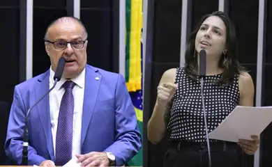 Brasília (DF), 01/10/2024 - Paulinho Freire e Natalia Bonavides, candidatos à prefeitura de Natal (RN). Eleições 2024. Foto: Zeca Ribeiro/Câmara dos Deputados e Câmara dos Deputados/Divulgação