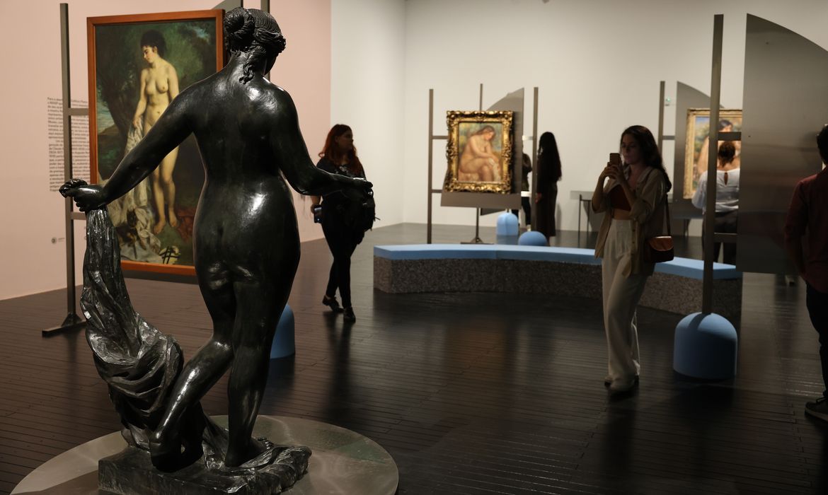São Paulo (SP), 26/03/2025 - Mostra de Renoir no edifício Pietro Maria Bardi, prédio anexo do Museu de Arte de São Paulo Assis Chateaubriand - Masp, na Avenida Paulista. Foto: Rovena Rosa/Agência Brasil