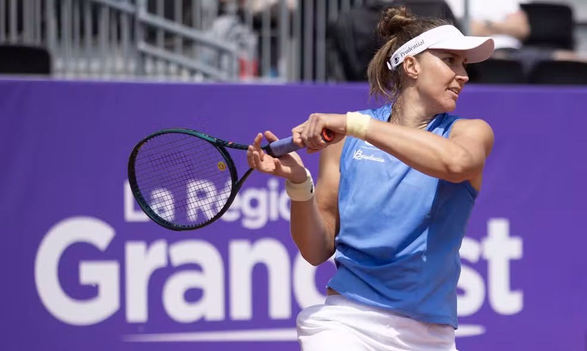 Estrasburgo, França, 21/05/2025 - Tenista Bia Haddad durante partida do pelo WTA 500. Foto: Michel Grasso/Internationaux de Strasbourg