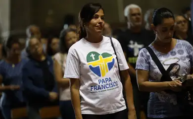 Rio de Janeiro (RJ), 21/04/2025 – Missa em sufrágio do Papa Francisco na Catedral Metropolitana. Foto: Fernando Frazão/Agência Brasil
