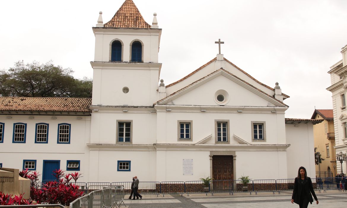 Pátio do Colégio no Centro Histórico de São Paulo.