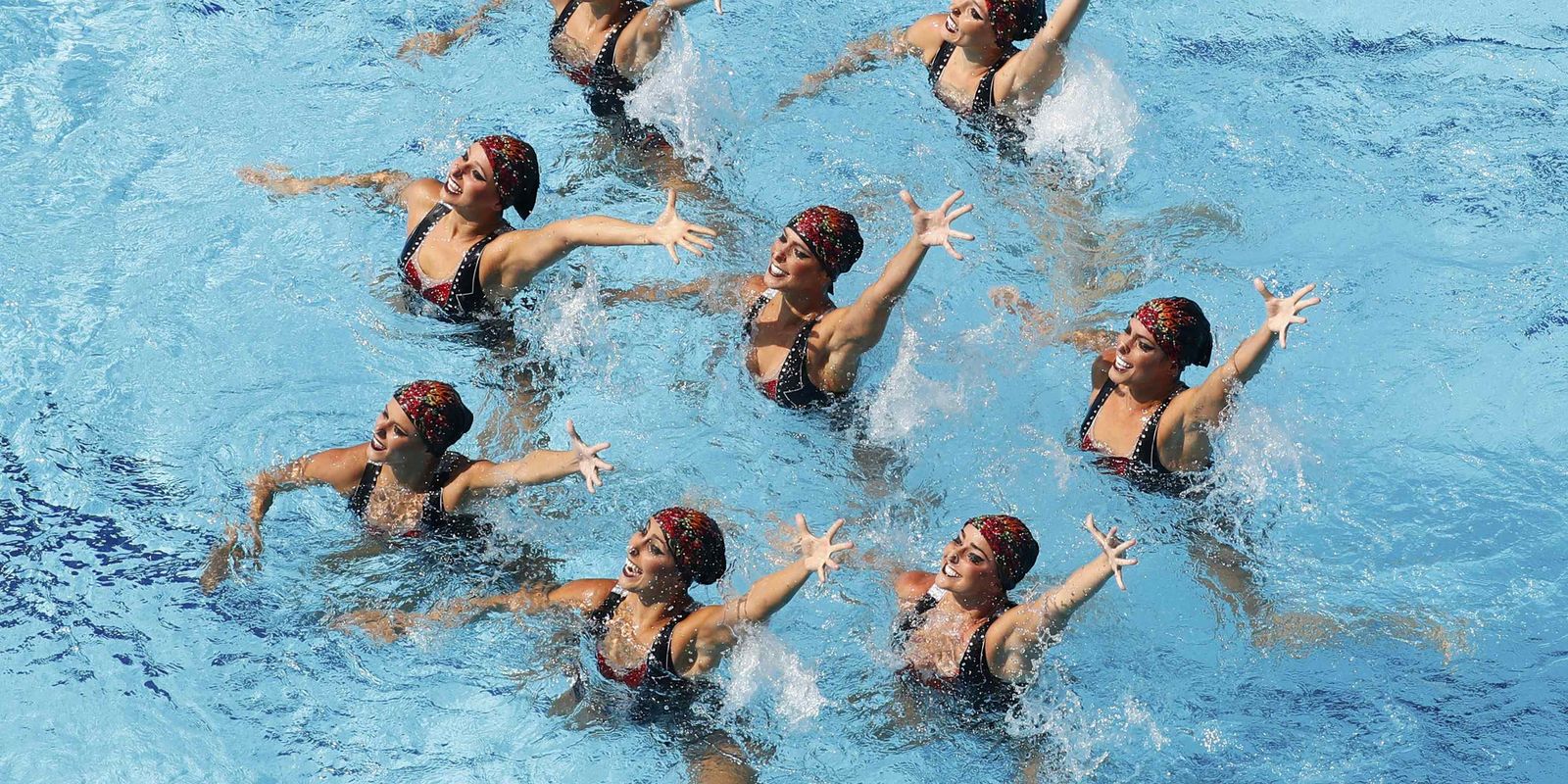 Brasil fica em sexto lugar na final do nado sincronizado por equipes