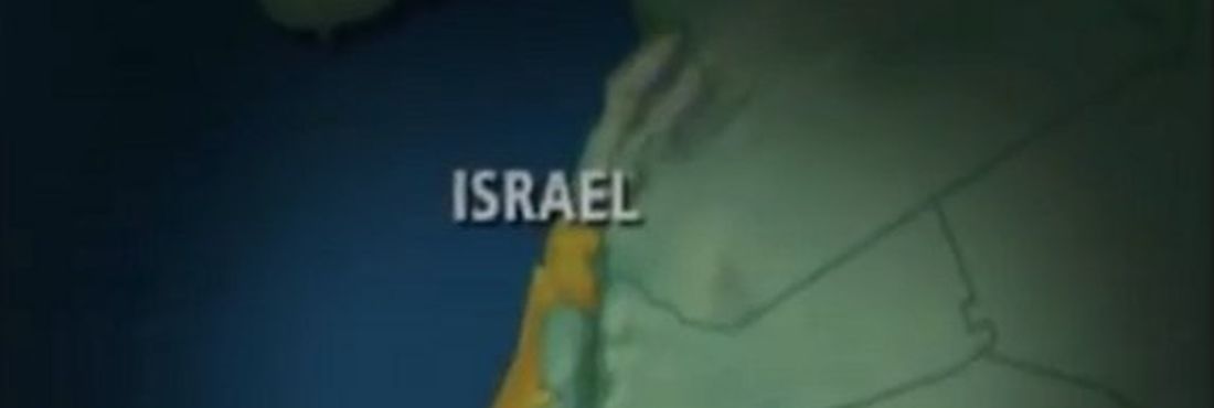 Mapa atual de Israel