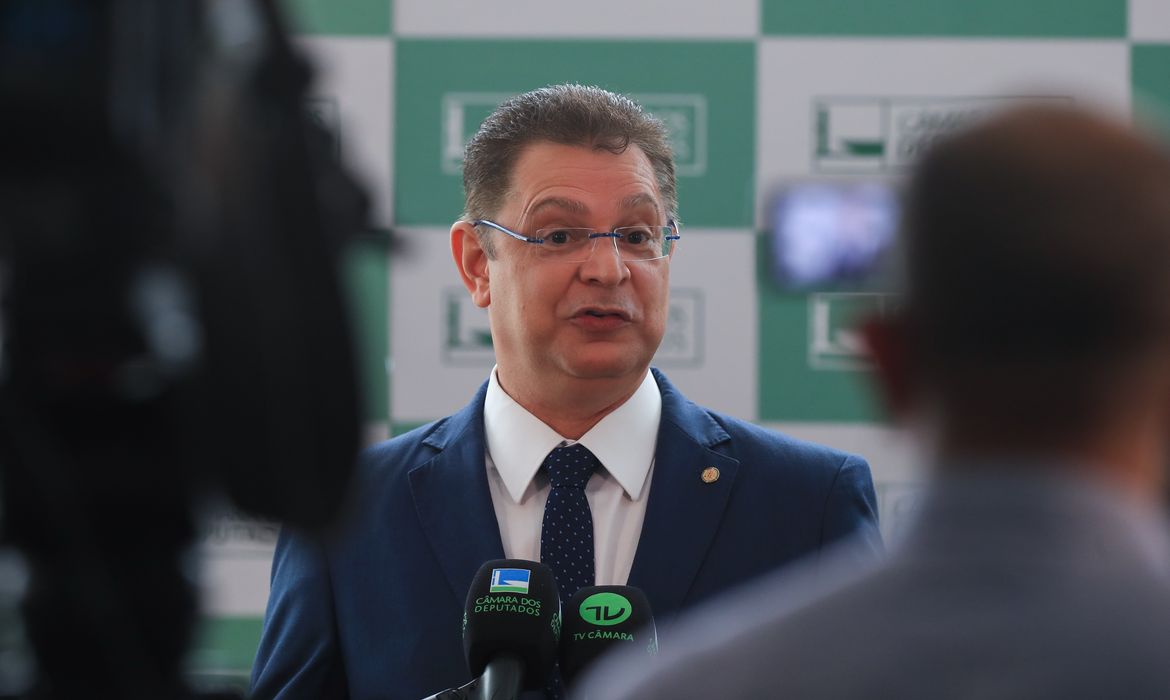 Brasília (DF) 19-12-2024 Deputado Sóstenes Cavalcante durante coletiva a imprensa no salão verde da Câmara dos Deputados. Foto Lula Marques/ Agência Brasil