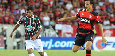 O Flamengo venceu o jogo de ida por um a zero