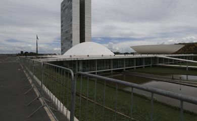 Brasília - Câmara e Senado reforçam segurança para eleições das presidências das Casas (Valter Campanato/Agência Brasil)