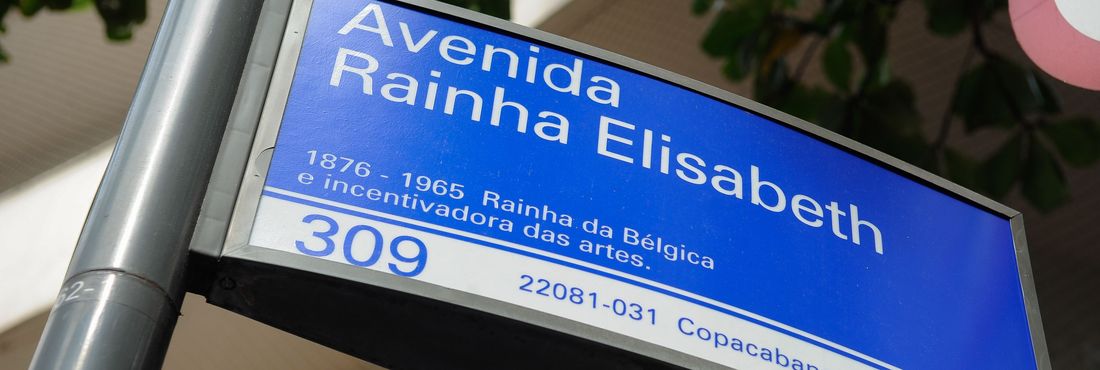 O rei Philippe e a rainha Matilde, da Bélgica, participaram da cerimônia de inauguração da placa da Avenida Rainha Elisabeth, em Copacabana, na zona sul do Rio.