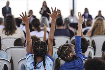 Crianças na escola