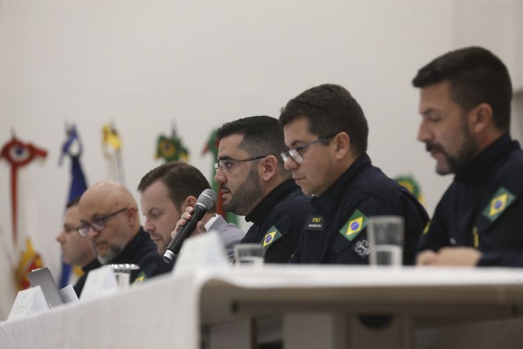 PRF deu entrevista coletiva para tratar das ações para garantir a livre circulação nas rodovias brasileiras - Antonio Cruz/Agência Brasil