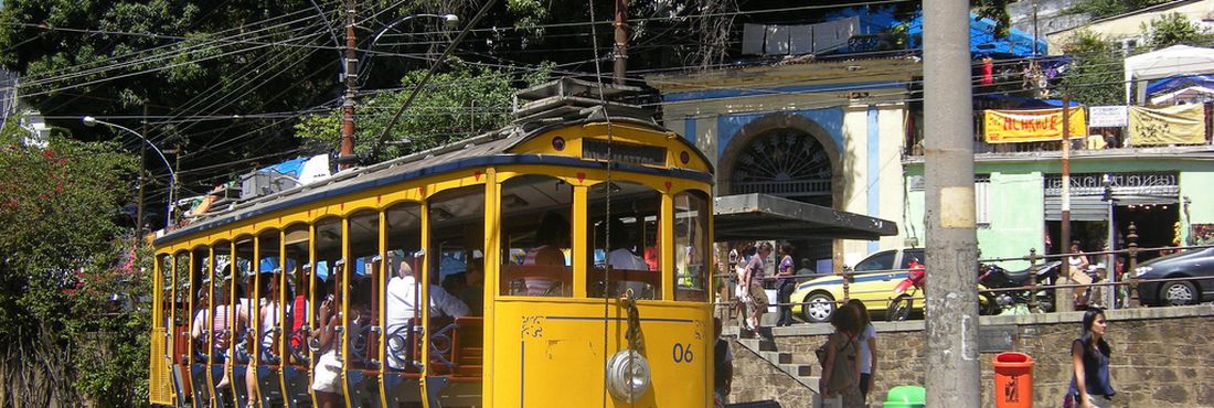 Bondinho de Santa Tereza, no Rio de Janeiro