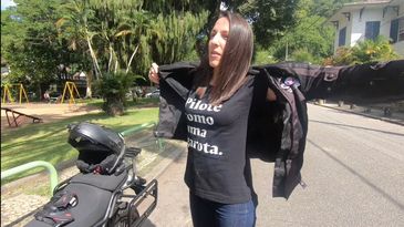 Vamos conhecer o parque com a motociclista Vanessa Silva