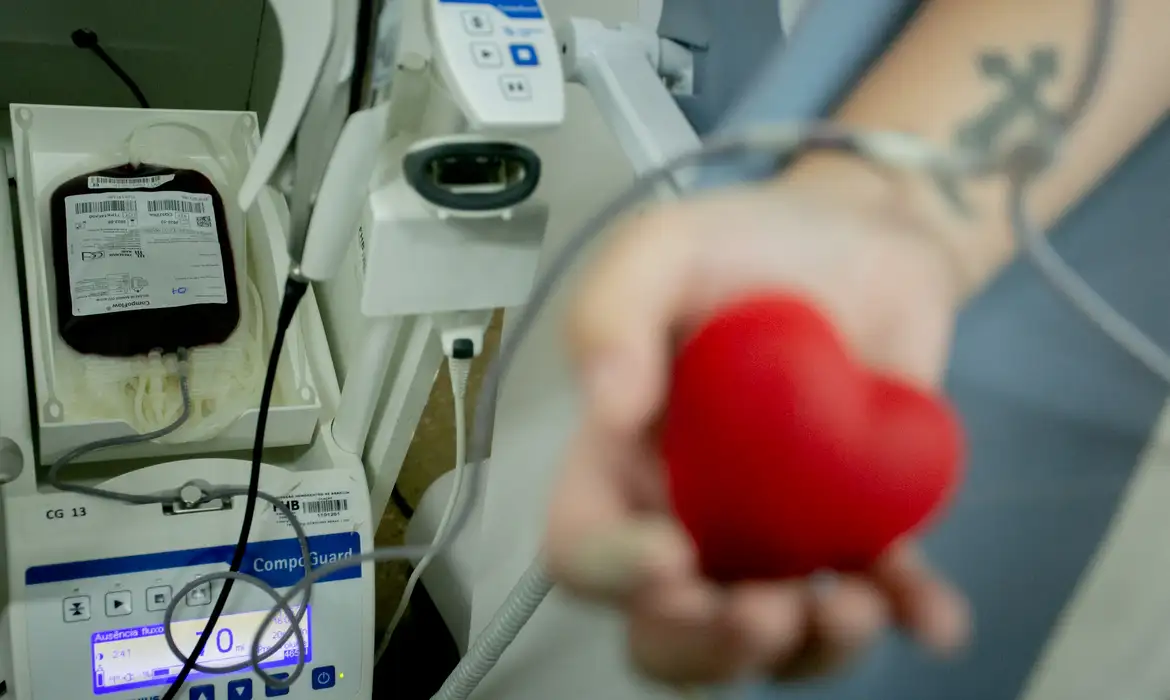 Doação de sangue no Hemocentro de Brasília