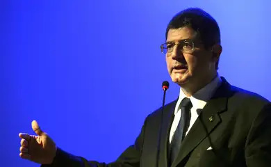 Brasília - O ministro da Fazenda, Joaquim Levy, participa da solenidade em comemoração aos 18 anos da Aneel (José Cruz/Agência Brasil)