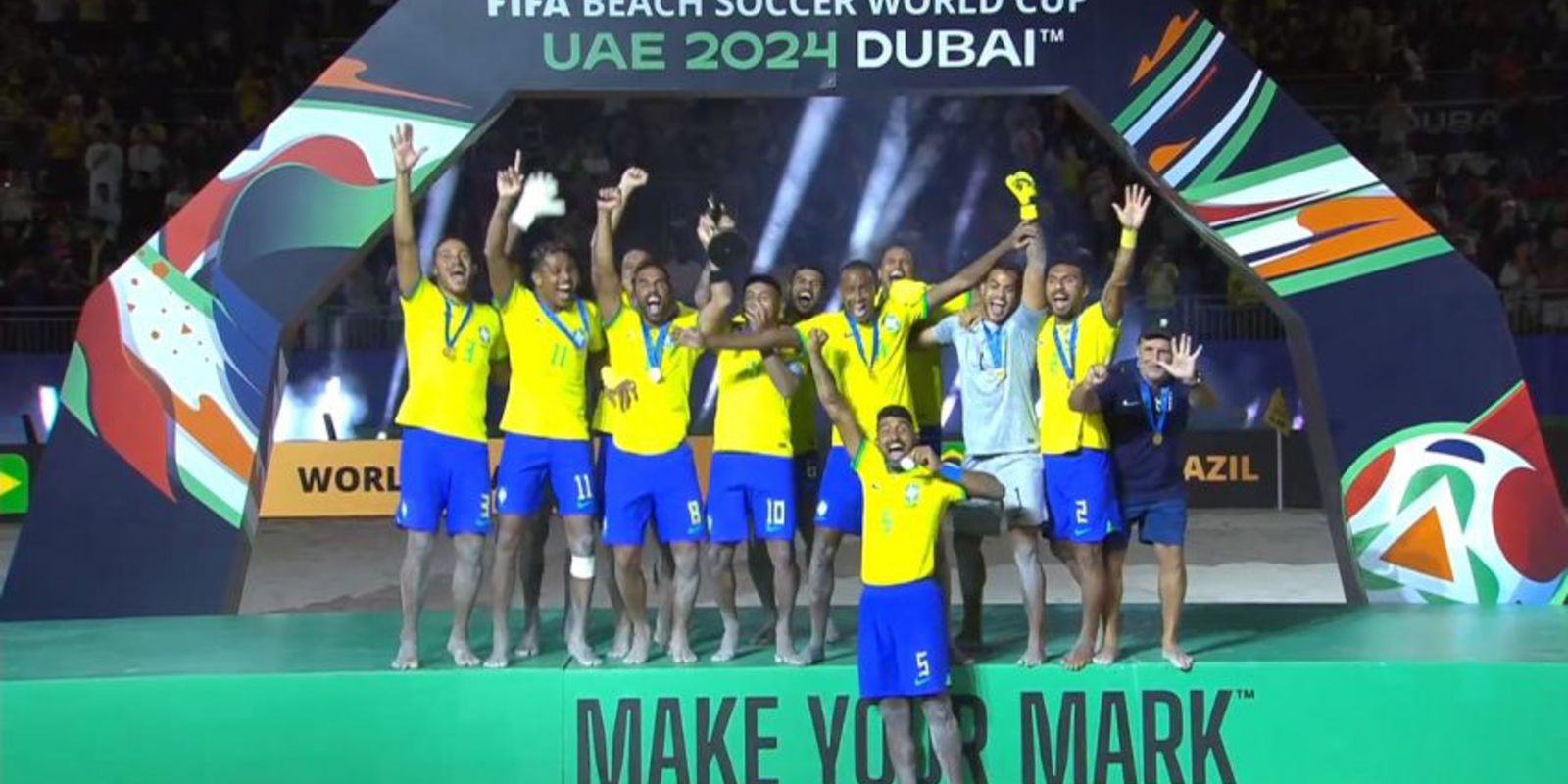 Brasil fatura o hexacampeonato mundial de futebol de areia Brasil fatura o hexacampeonato mundial de futebol de areia