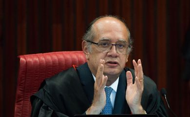 Brasília - O ministro do STF Gilmar Mendes foi eleito hoje (7) presidente do Tribunal Superior Eleitoral (TSE). Ele substituirá Dias Toffoli, em maio (José Cruz/Agência Brasil)