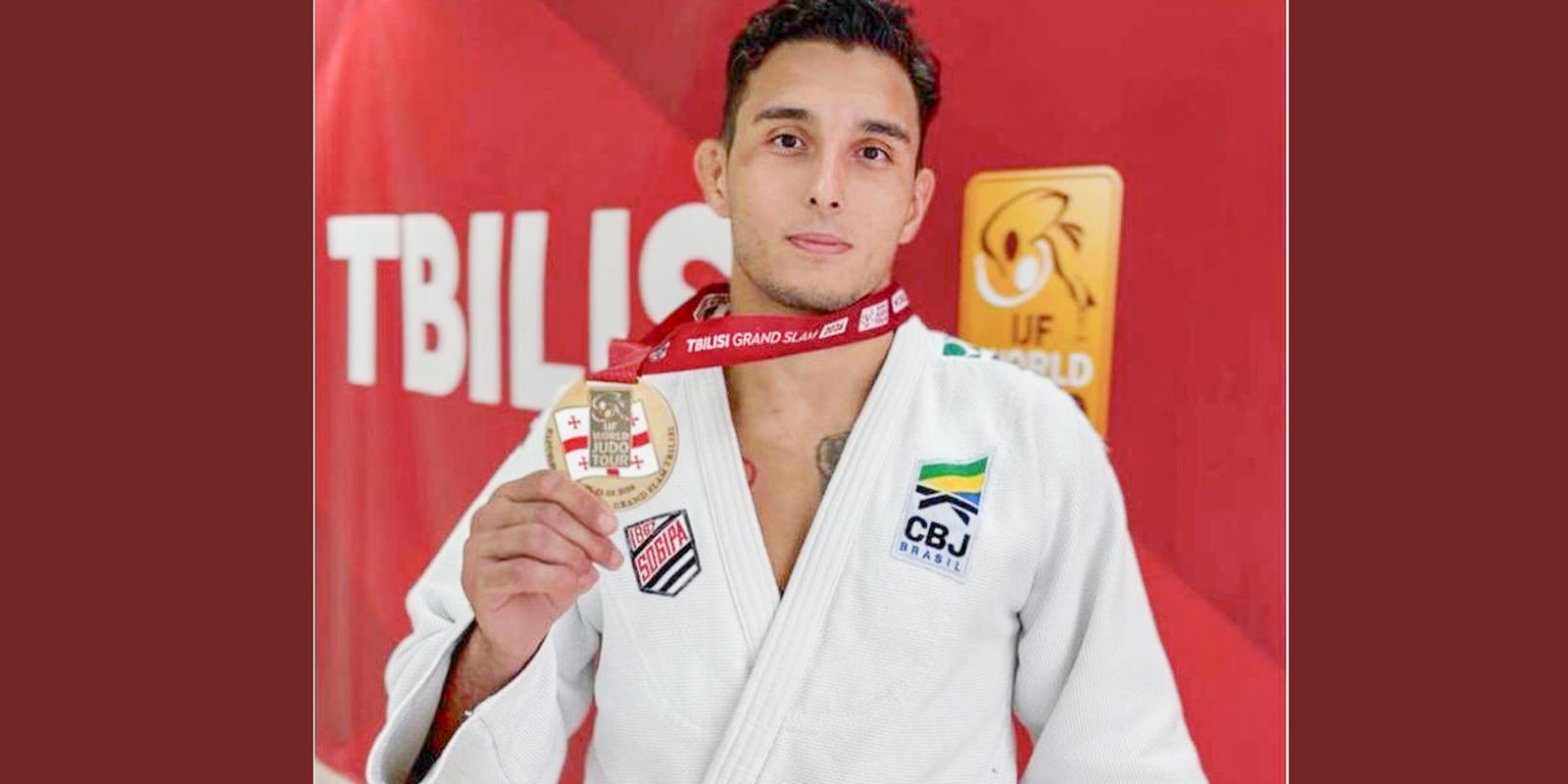 Guilherme Schimidt é bronze no Grand Slam de Tbilisi