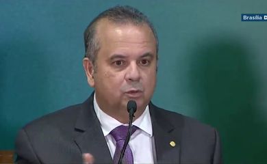 O secretário especial de Previdência e Trabalho, Rogério Marinho, durante entrevista coletiva para detalhar a reforma da Previdência.