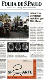 Capa do Jornal Folha de S. Paulo Edição 2024-04-03