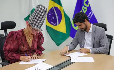 Brasília (DF) 10/07/2024 Assinatuta de parceria entre a EBC e o Festival Latinidades 
Foto: Fabio Rodrigues-Pozzebom/ Agência Brasil