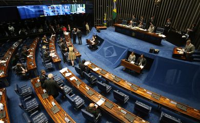Brasília - Plenário do Senado vota a Medida Provisória 777/2017, que cria a Taxa de Longo Prazo (TLP) nos empréstimos concedidos pelo BNDES (Fabio Rodrigues Pozzebom/Agência Brasil)