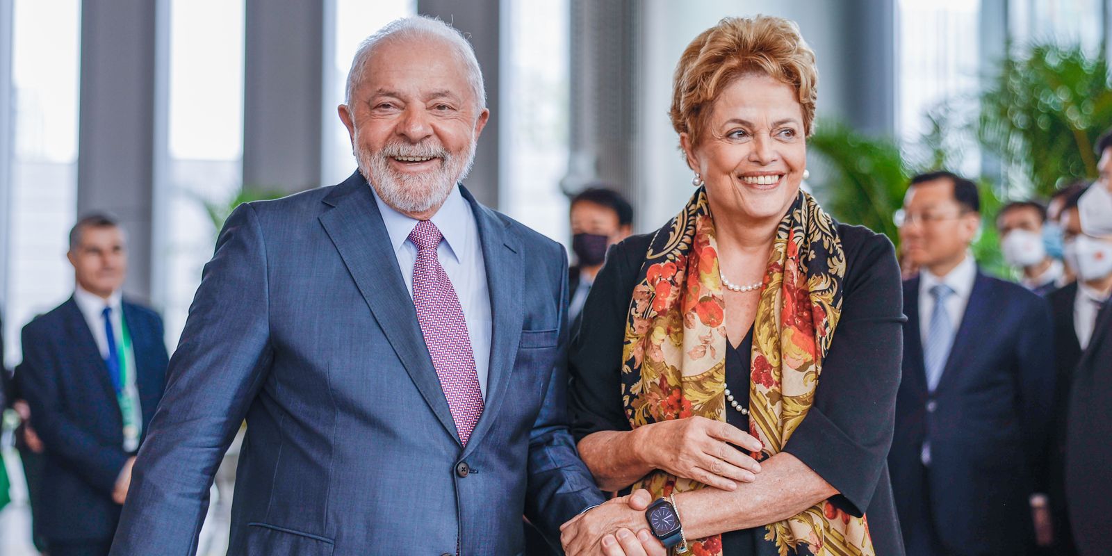 Lula destaca viés social do Banco do Brics em posse de Dilma Rousseff