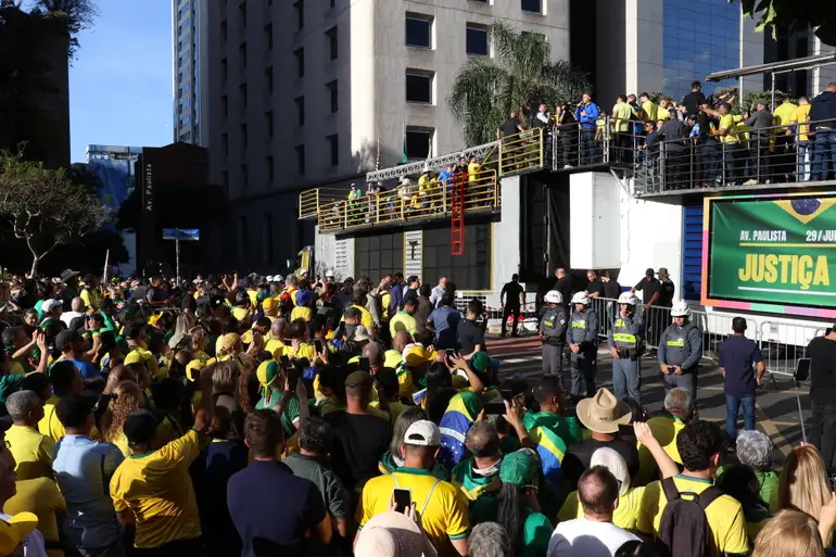 São Paulo (SP), 29/06/2015 - Ato do ex-presidente da República Jair Bolsonaro na Avenida Paulista. Foto: Rovena Rosa/Agência Brasil