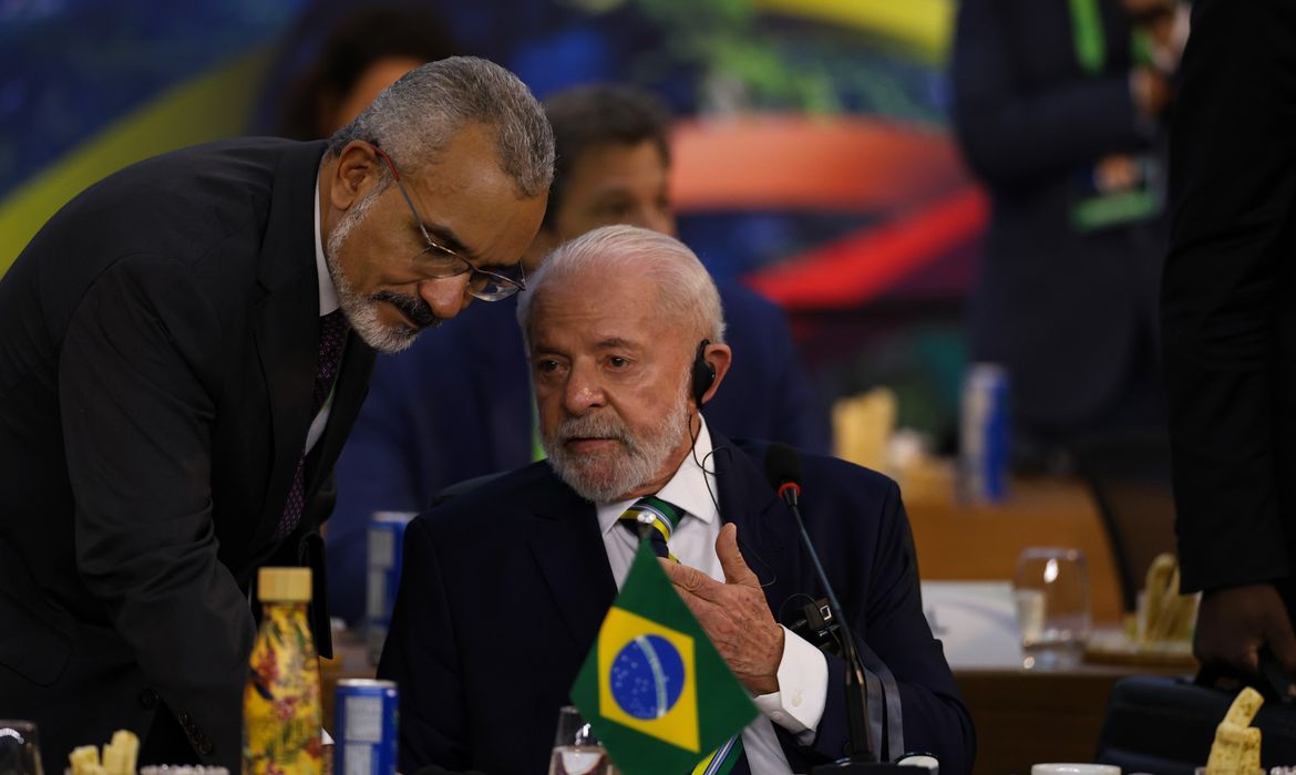 Rio de Janeiro (RJ), 18/11/2024 – O presidente do Brasil, Luiz Inácio Lula da Silva durante lançamento da Aliança Global Contra a Fome e a Pobreza, no G20, na zona central da capital fluminense. Foto: Tomaz Silva/Agência Brasil