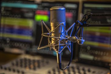 Brasília (DF) 01/08/2023 - Fotografia de um estúdio de rádio na Empresa Brasil de Comunicação (EBC).
Foto: Joédson Alves/Agência Brasil