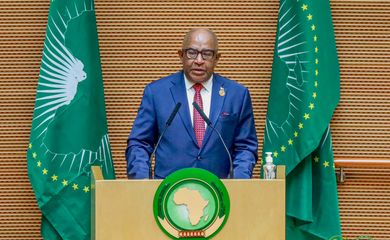 Etiópia 17/02/2024 - Presidente de Camarões, AZALI Assoumani na 37º Cúpula da União Africana.
Foto: ZALI Assoumani/X