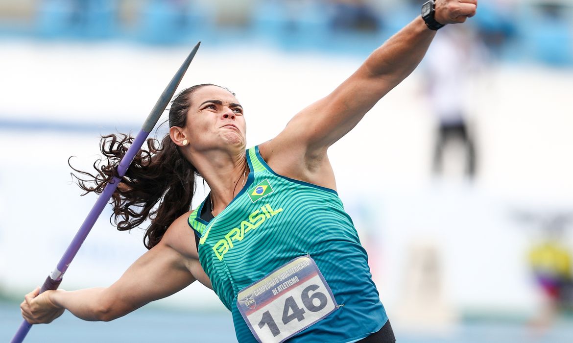Laila Ferrer conquista ouro no lançamento de dardo, no Sul-Americano de  Atletismo - Equador  - em 29/05/2021
