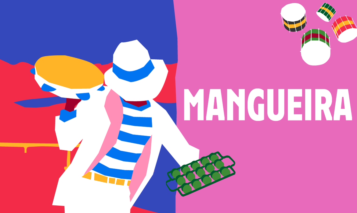 Arte EBC - Estação Primeira de Mangueira, carnaval 2025