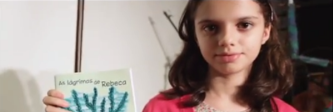 Laura escreveu o livro As Lágrimas de Rebeca quando tinha 10 anos
