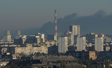 Ataque com mísseis em Kiev