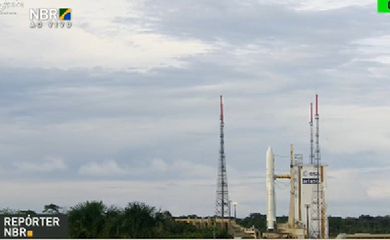 Satélite brasileiro para defesa e comunicações será lançado na Guiana Francesa (Reprodução/TV NBr)