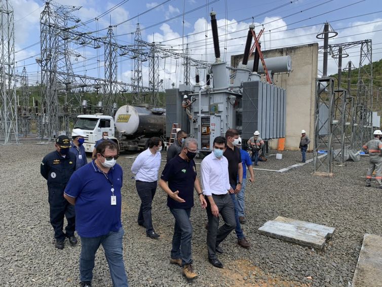 Divulgação/Ministério de Minas e Energia O Ministro de Minas e Energia, Bento Albuquerque, realizou uma visita técnica à subestação de Laranjal do Jari, no interior do Amapá.