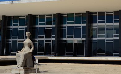 Fachada do edifício sede do Supremo Tribunal Federal - STF