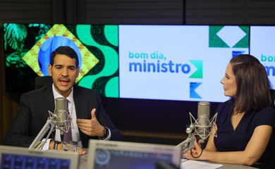 Brasília (DF) 31/10/2024 O Advogado Geral da União, Jorge Messias, participa do programa Bom Dia, Ministro, apresentado por Karine Melo.  Foto: Fabio Rodrigues-Pozzebom/ Agência Brasil