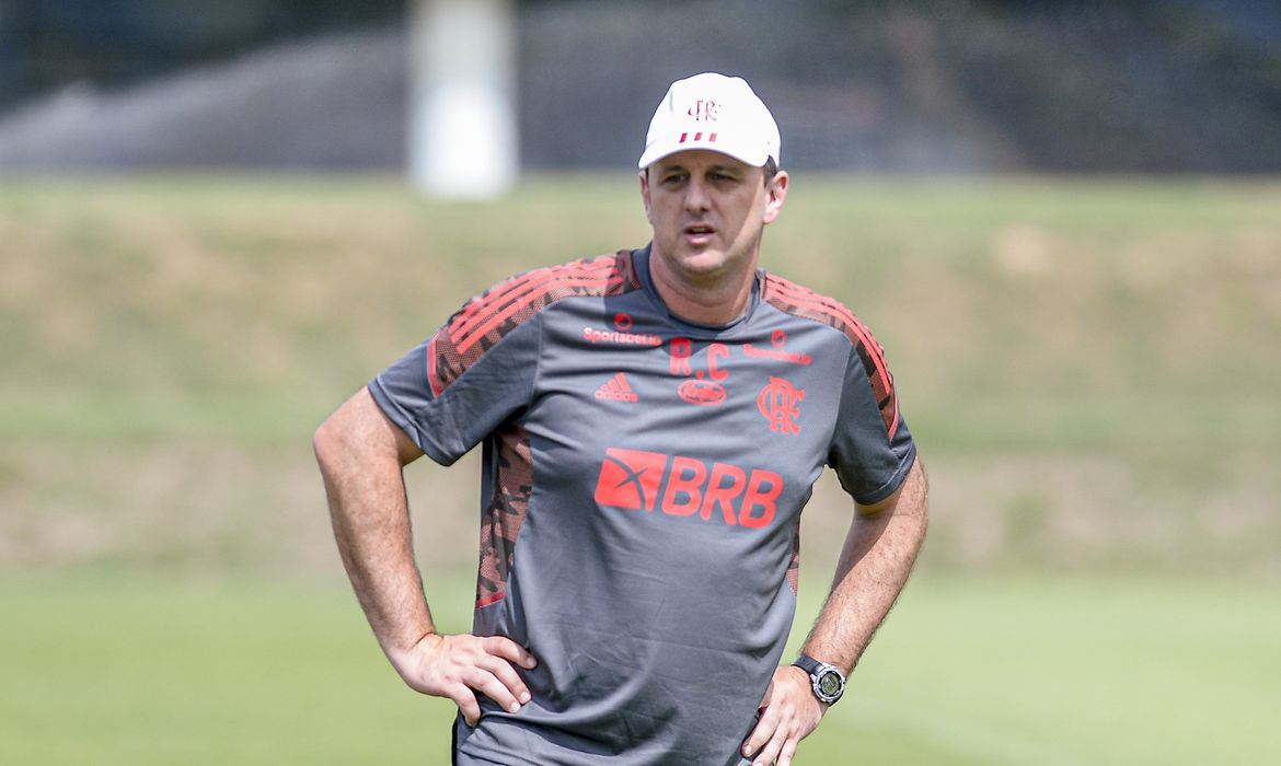 Rogério Ceni - técnico _ Flamengo - treino