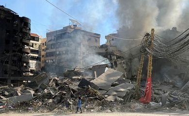 Local atacado em Beirute
 3/10/2024   REUTERS/Mohamed Azakir